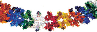 6" 36 Section Multi Colored Garland