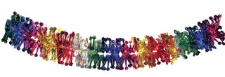 6" 36 Section Multi Colored Garland