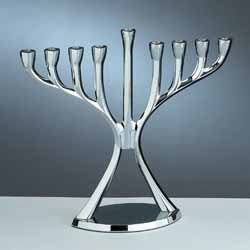 Aluminum Modern Menorah