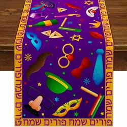 Purim Table Runner