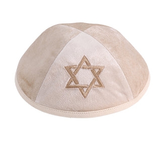 Velvet Kippah with Embroidery
