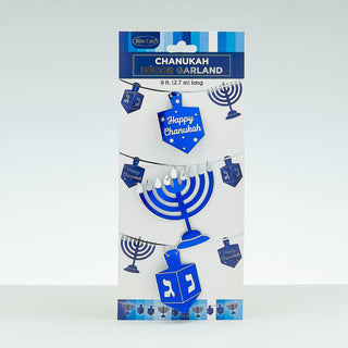 Chanukah Blue/Silver Foil Garland