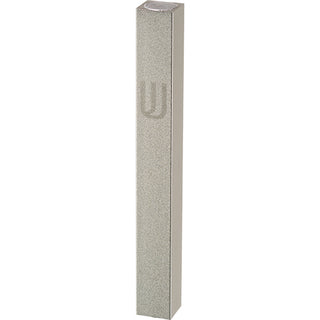 Aluminum Mezuzah  - Printed SHIN