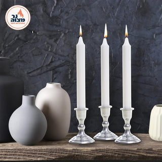 Quality White Taper Shabbos Candles