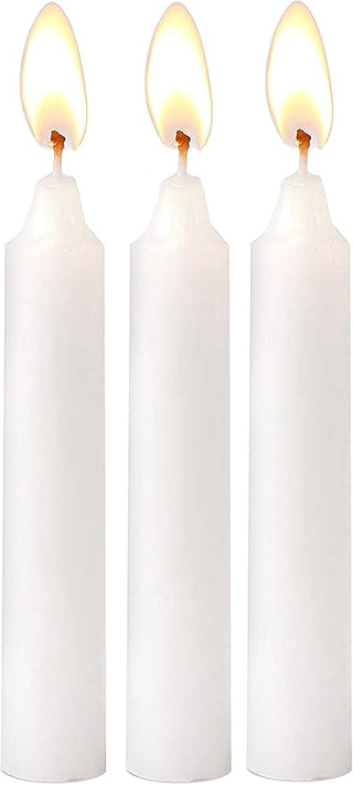Quality White Taper Shabbos Candles