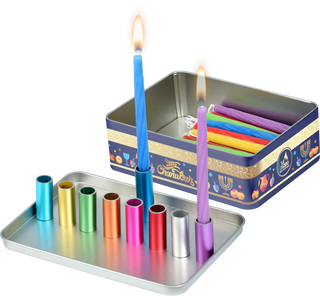 Menorah Travel Tin Set