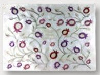 Challah Cover with Pomegranate Branch
