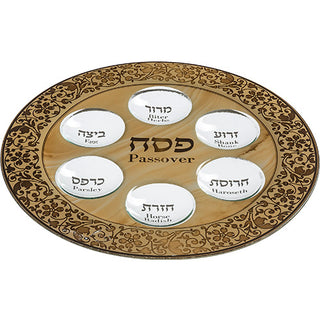Glass Passover Plate