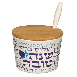 Bamboo Honey Dish Shana Tovah
