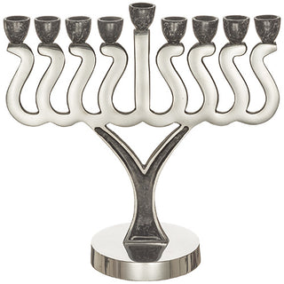 Aluminium Menorah 28cm