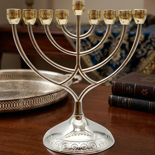 Metal Menorah 28cm