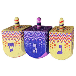 Large Wood Dreidel 2pk