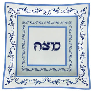 Glass Matzah Plate