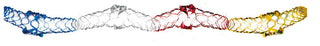 4" 7 Section Multi Colored Garland