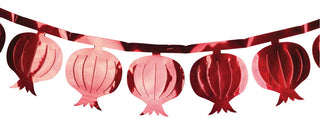 6" 7ft long pomegranates garland