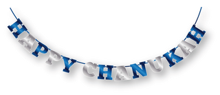 Happy Chanukah Foil Banner