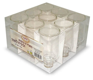 Glass Oil Cups  Straight - 9pk
