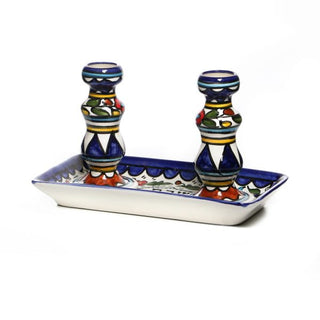 Armenian Shabbat Candlesticks