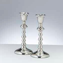 Nickel Plated Candlesticks