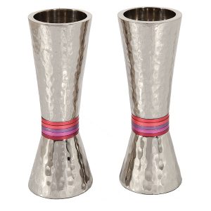 Candlesticks - Hammer Work + Rings