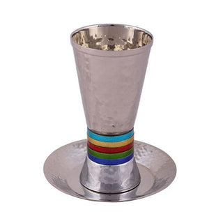 Kiddush Cup - Wide Rings