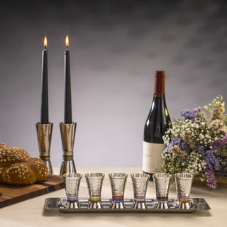 Kiddush Cup Set and Tray