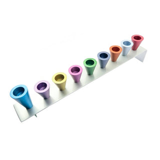 Hanukkah Menorah - Strip + Cone