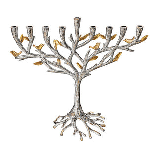 Hanukkah Menorah - Tree of Life + Hammer Work