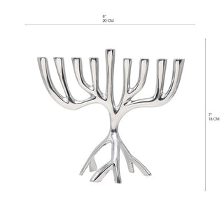 Tree of Life Hanukkah Menorah