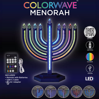 ColorWave LED Menorah