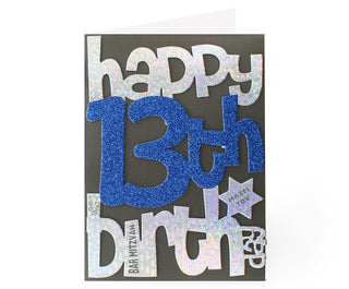 Bar Mitzvah Card - Hand Made