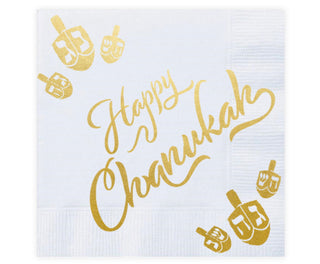 Chanukah Foiled Napkins