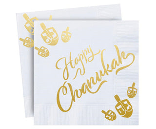Chanukah Foiled Napkins