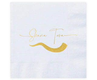 Foiled Shofar Napkin