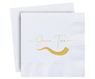 Foiled Shofar Napkin