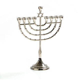 Menorah Nickel Plate Star of David