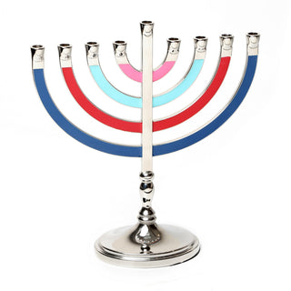 Menorah Classic Colored Arms 22cm