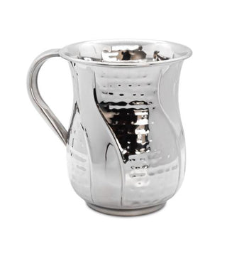 Stainless Steel Hammered Washing Cup
