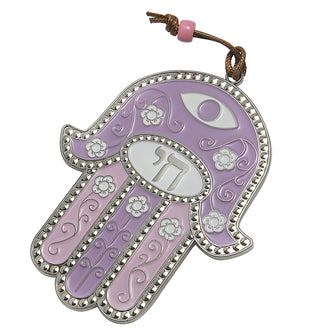 Metal Hamsa Chai