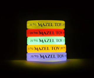 Mazal Tov Glow Wrist Band
