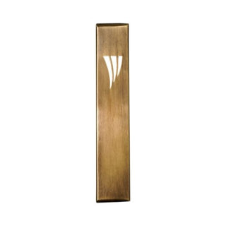 Brass Mezuzah Case - 10cm - Blackened