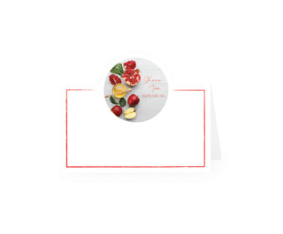 New Year Place Card (Pom & Apples)