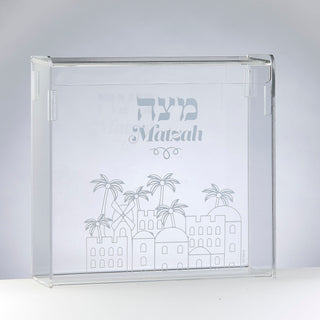Acrylic Flip Top Matzah Box