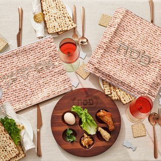 Matzah Print Matte Satin Matzah Cover