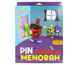 Pin the Shamash on the Menorah