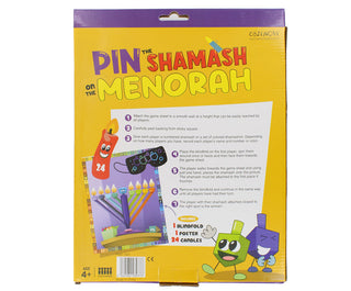 Pin the Shamash on the Menorah