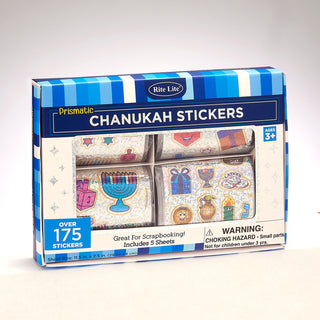 Box of Chanukah Prismatic Stickers
