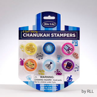 Set of 6 Chanukah Stampers