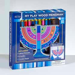 My Play Wood Menorah