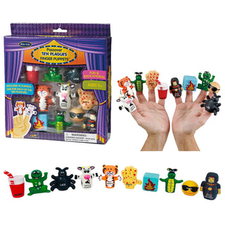 Ten Plagues Vinyl Finger Puppets